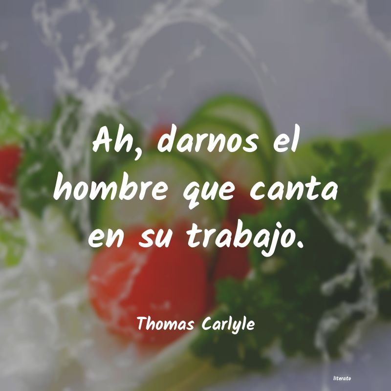 Frases de Thomas Carlyle