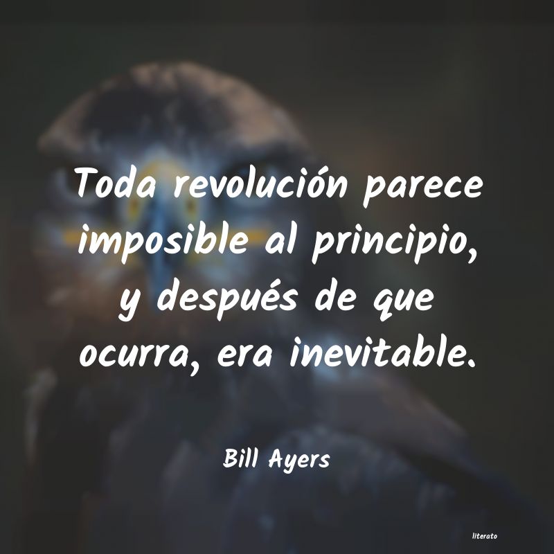 Frases de Bill Ayers