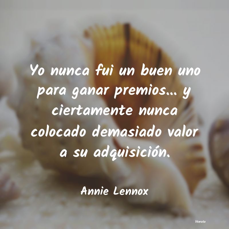 Frases de Annie Lennox