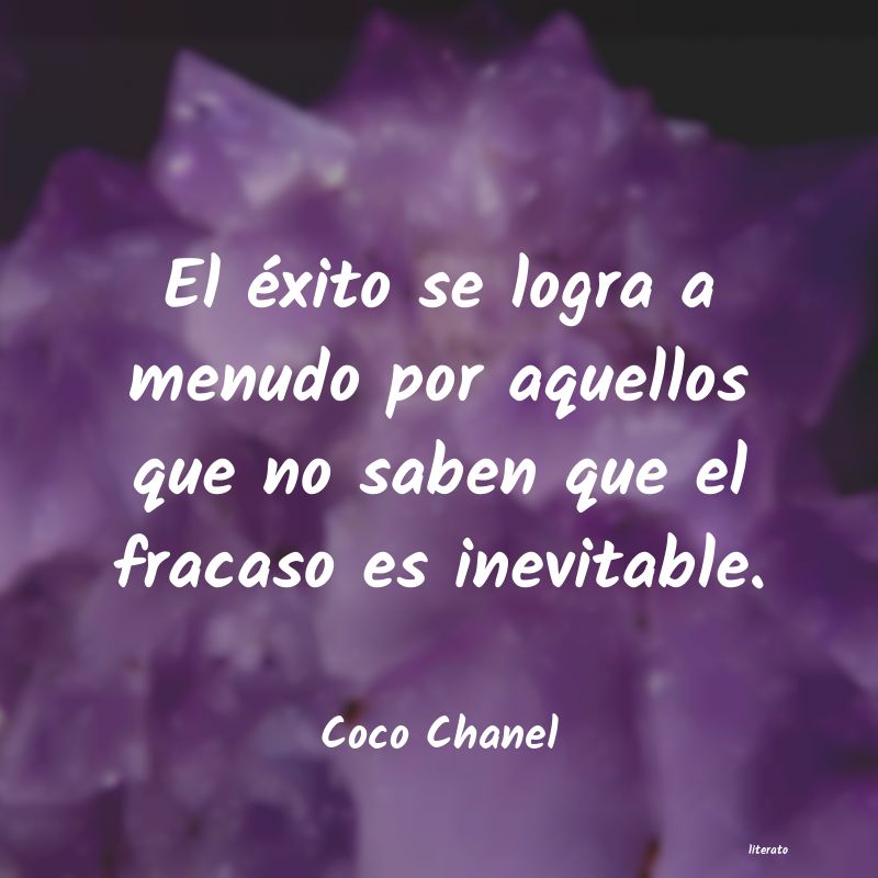 Frases de Coco Chanel