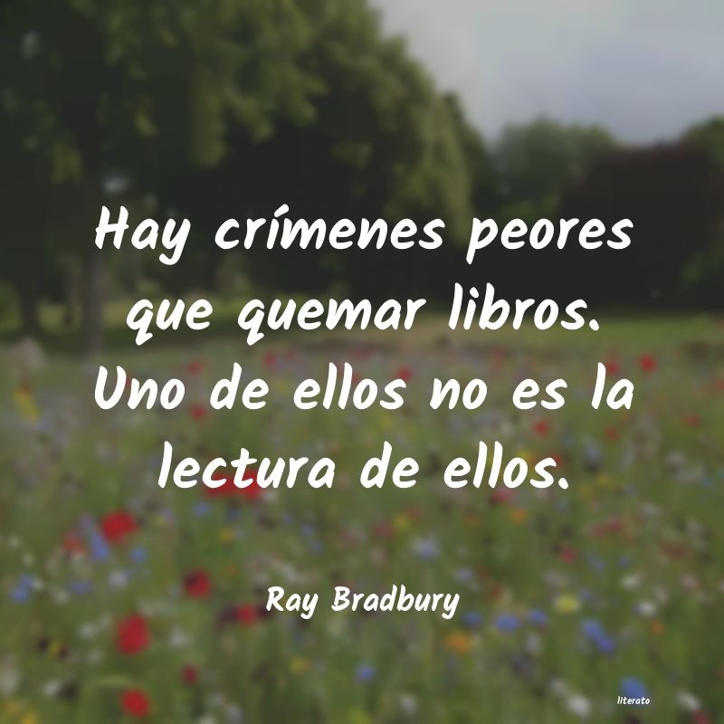 Frases de Ray Bradbury