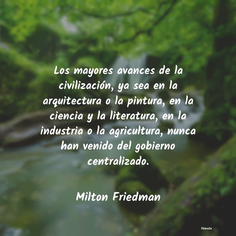 Frases de Milton Friedman