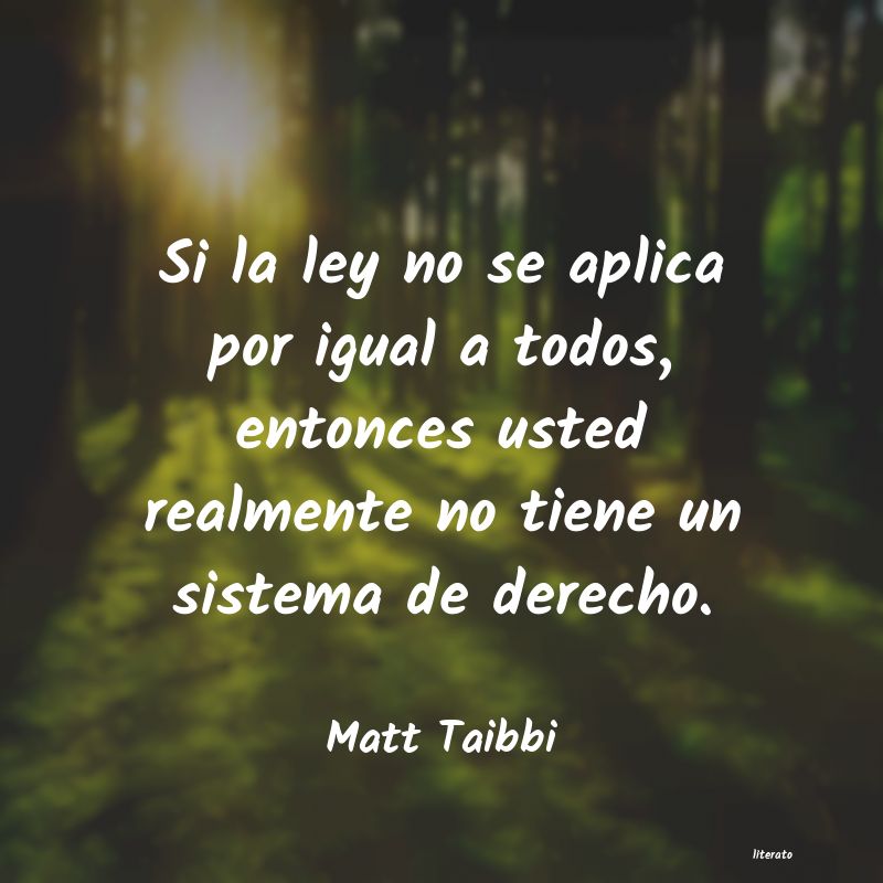 Frases de Matt Taibbi