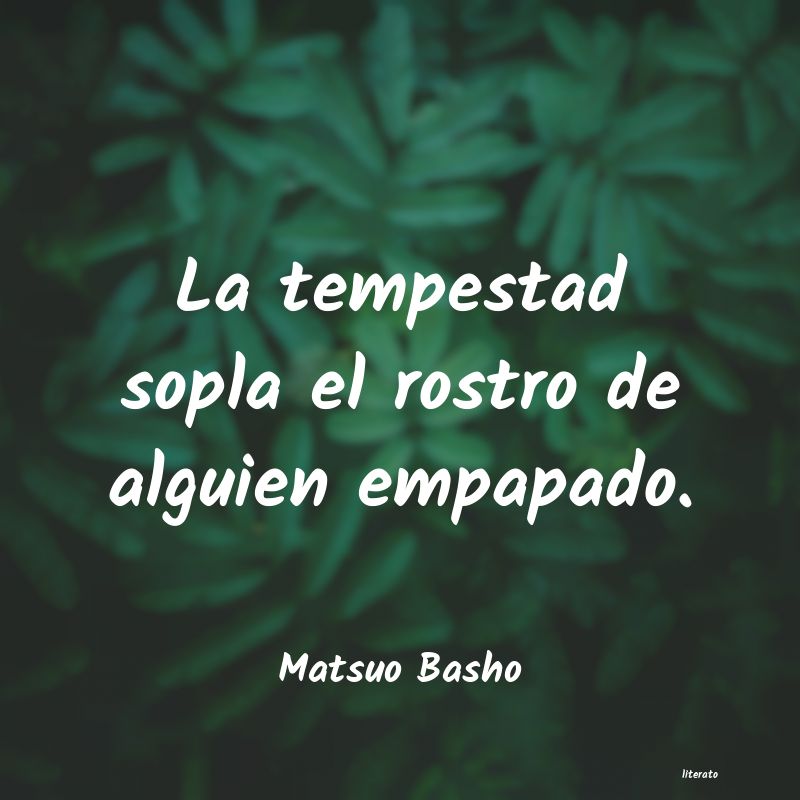 Frases de Matsuo Basho