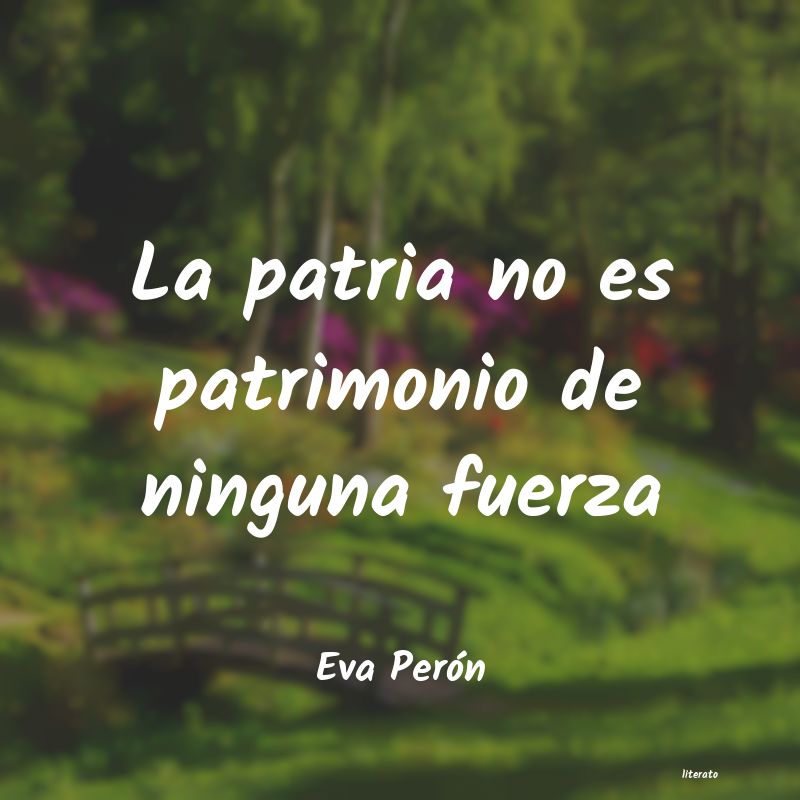 frases de Eva Perón