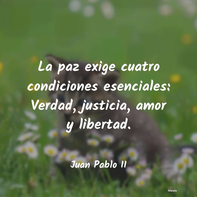 Frases de Juan Pablo II