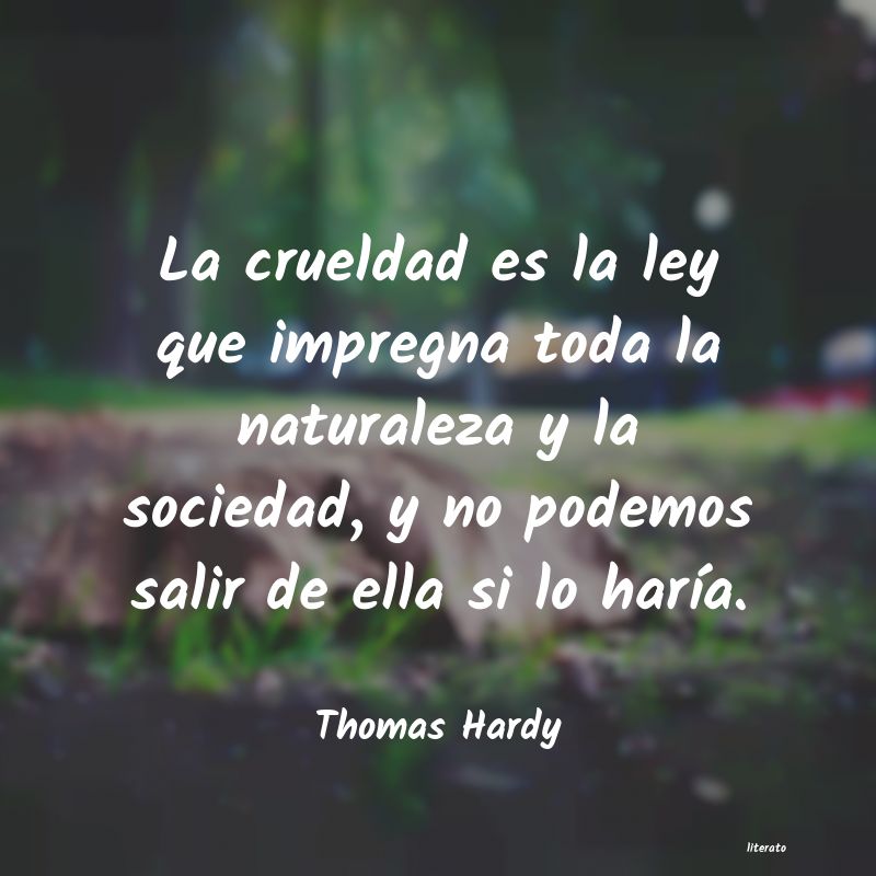 Frases de Thomas Hardy