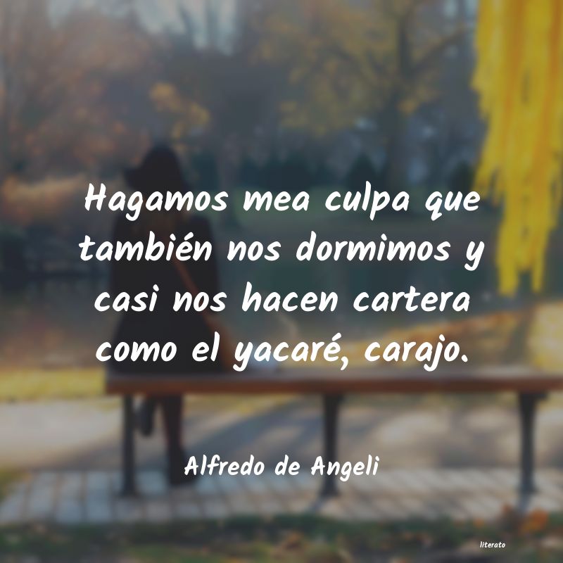 frases de Alfredo de Angeli