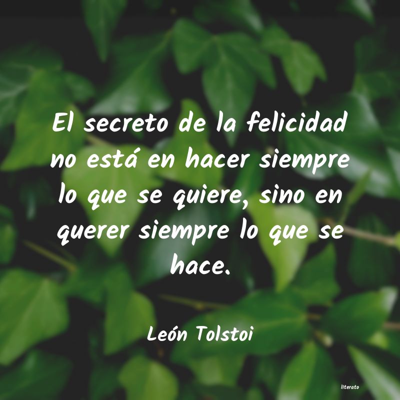 frases de León Tolstoi