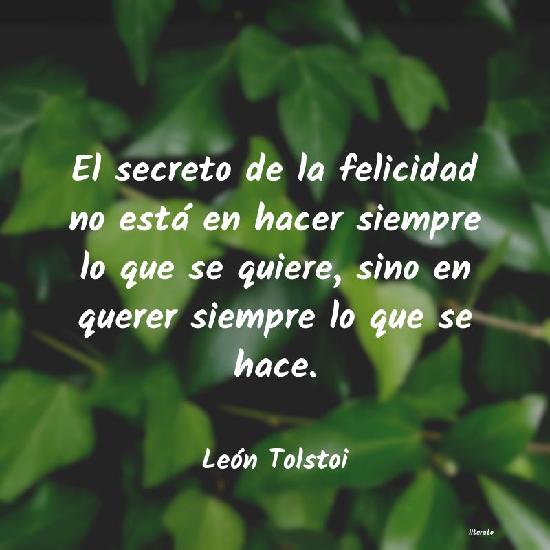 Frases de León Tolstoi