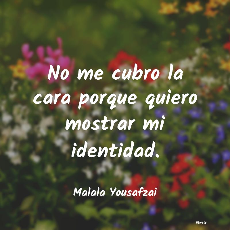 Frases de Malala Yousafzai