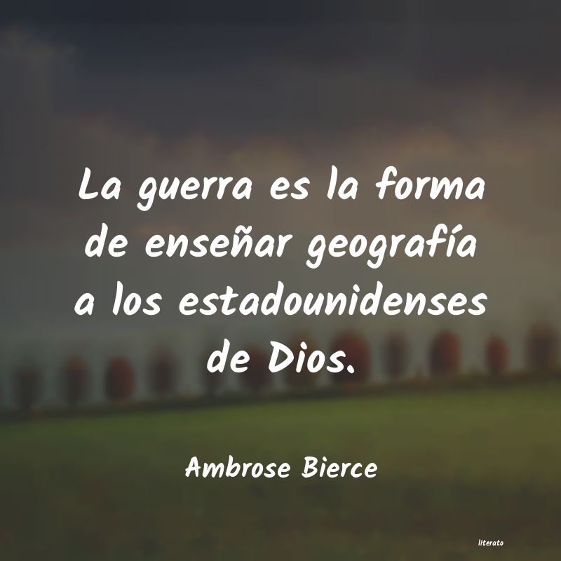 Frases de Ambrose Bierce