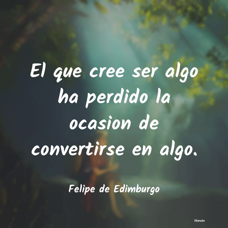 frases de Felipe de Edimburgo