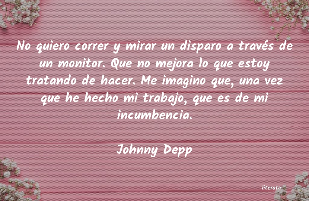 frases de Johnny Depp