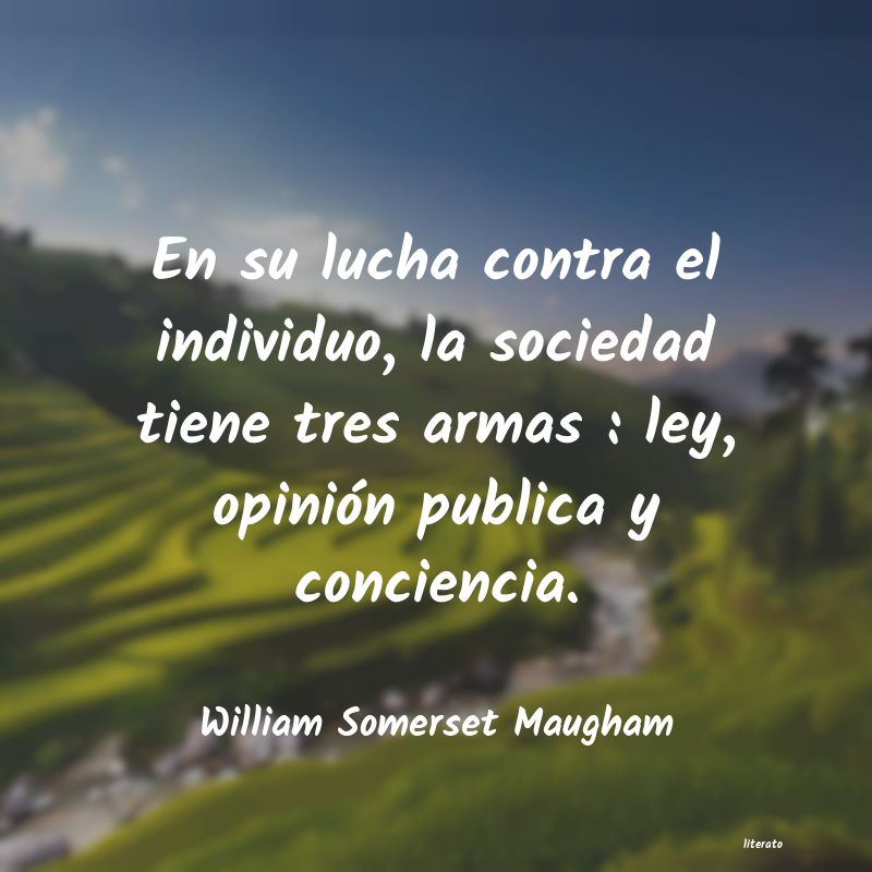 Frases de William Somerset Maugham