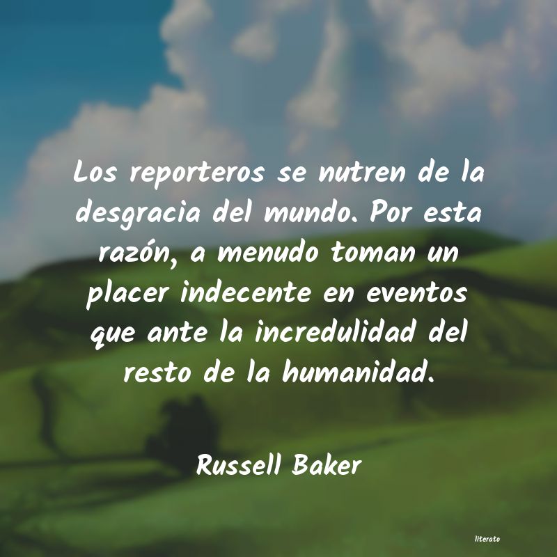 Frases de Russell Baker