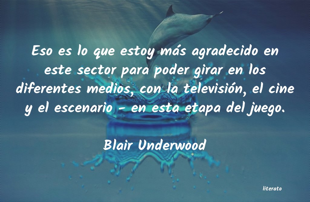 Frases de Blair Underwood