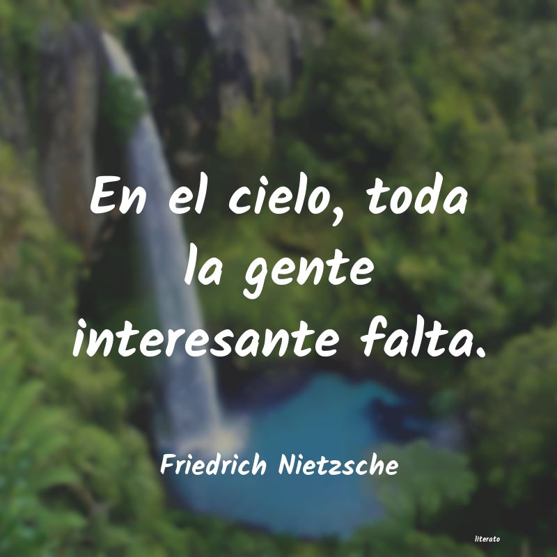 Frases de Friedrich Nietzsche