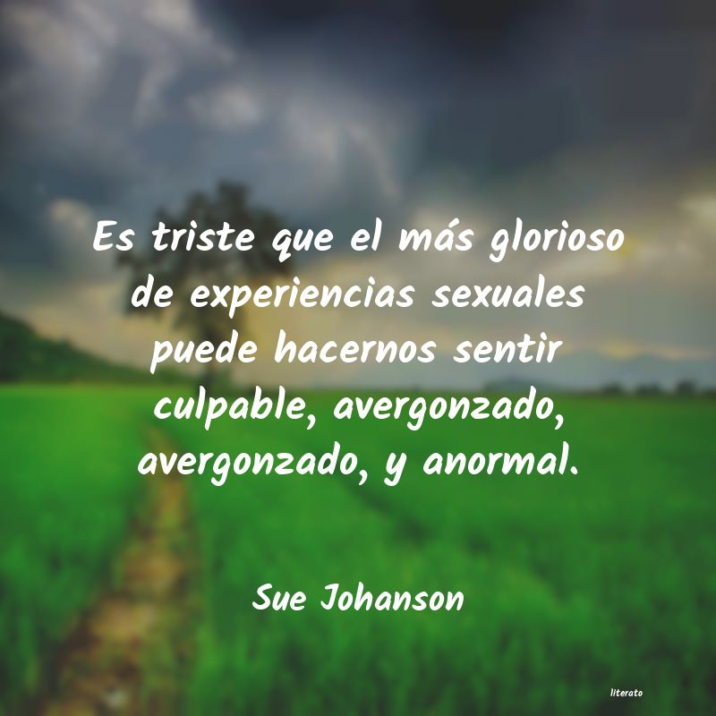 Frases de Sue Johanson