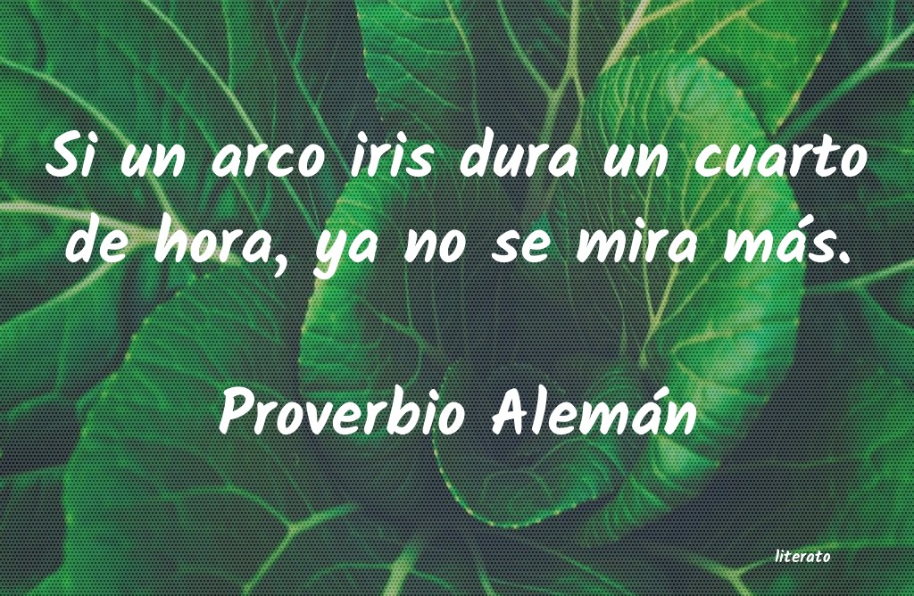 Frases de Proverbio Alemán