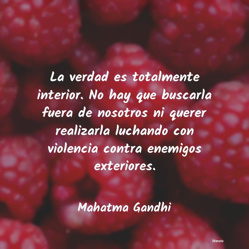 Frases de Mahatma Gandhi