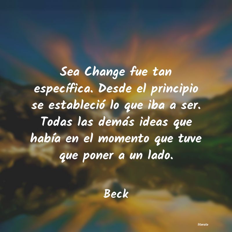 Frases de Beck