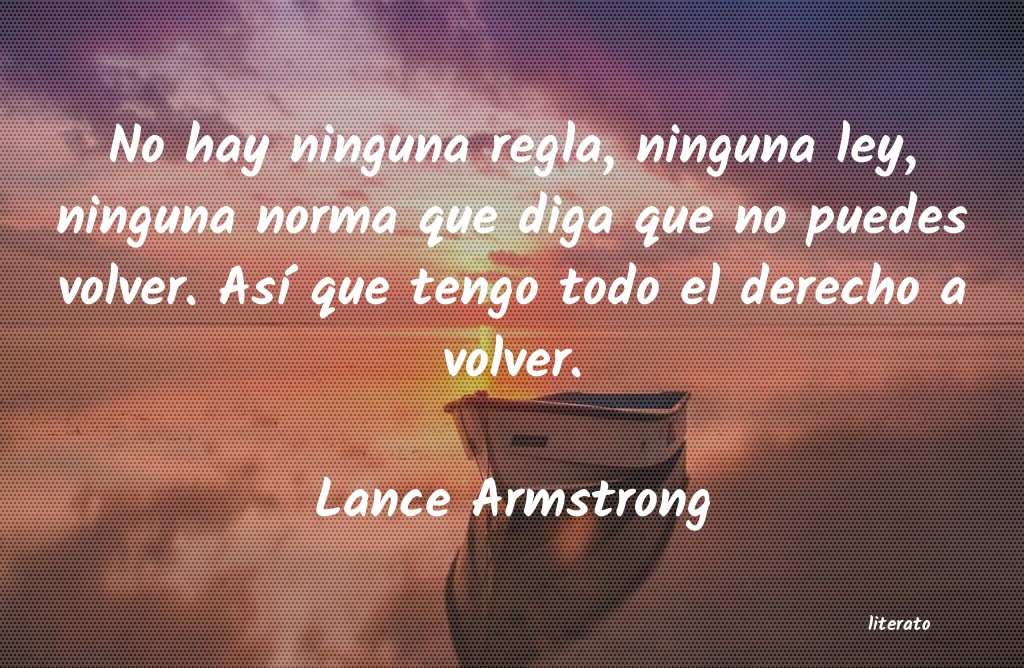 frases de Lance Armstrong