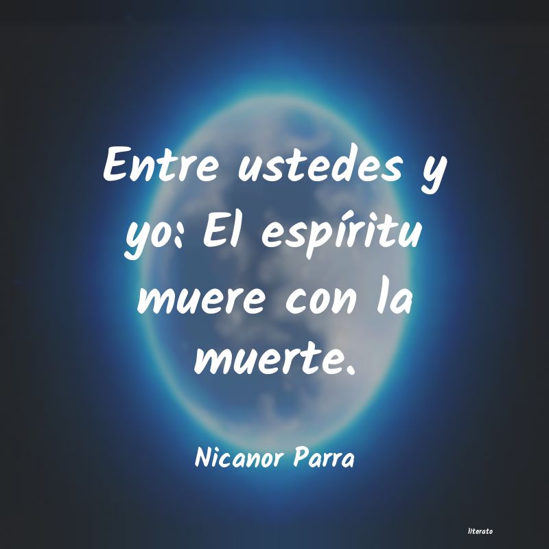 frases de Nicanor Parra