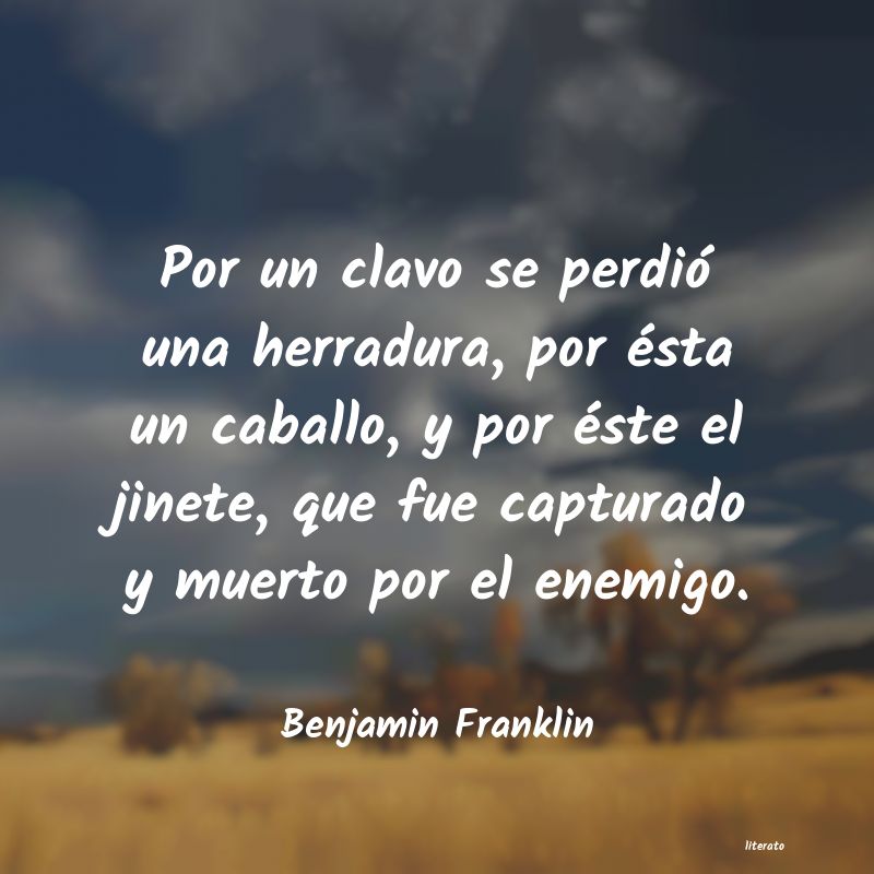 importancia benjamin franklin