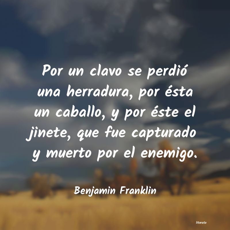 Frases de Benjamin Franklin