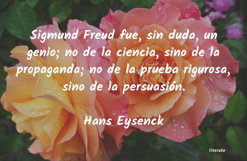 frases de Hans Eysenck