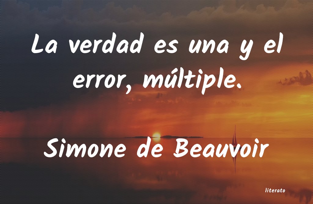frases de Simone de Beauvoir
