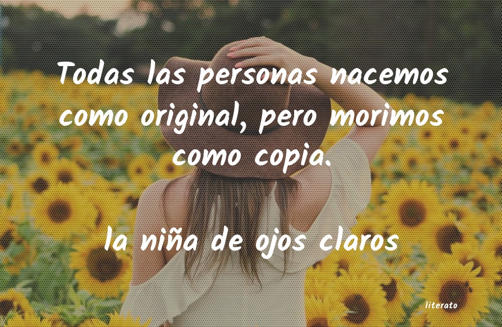 frases de la niña de ojos claros