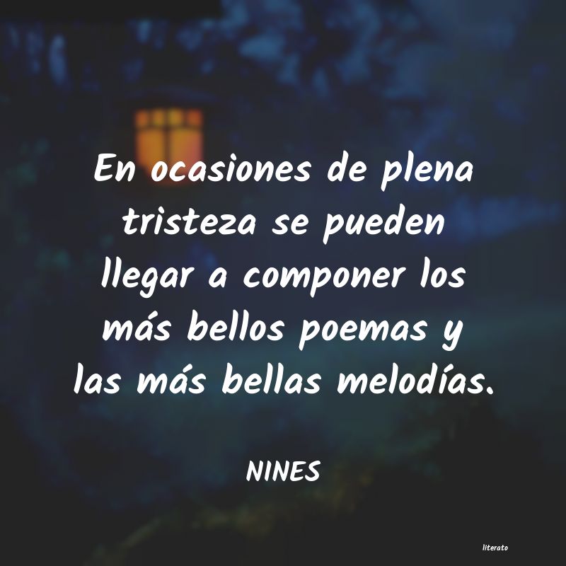 Frases de NINES