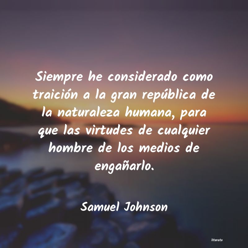 frases de Samuel Johnson