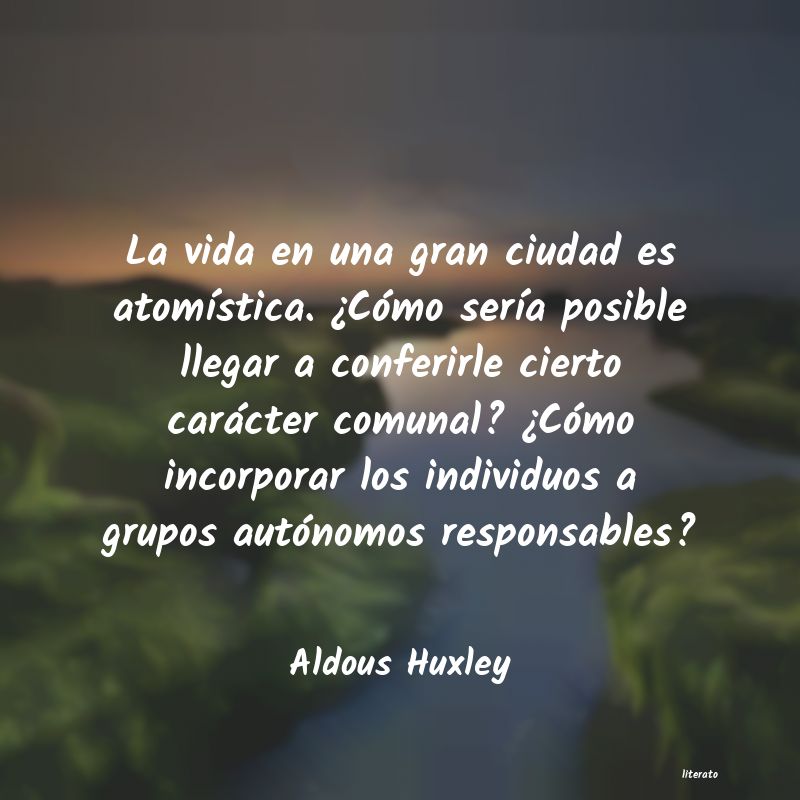 frases de Aldous Huxley