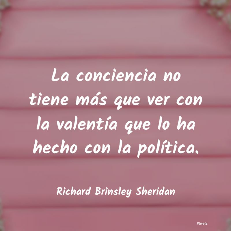 frases de Richard Brinsley Sheridan