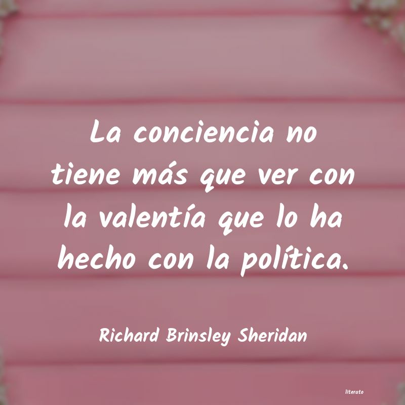 Frases de Richard Brinsley Sheridan