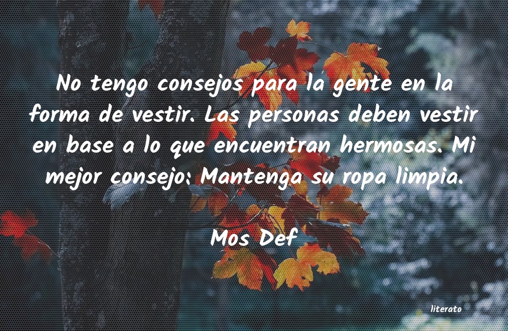 frases de Mos Def