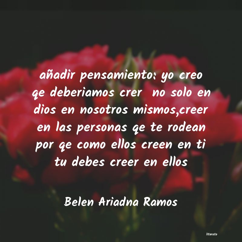 Frases de Belen Ariadna Ramos