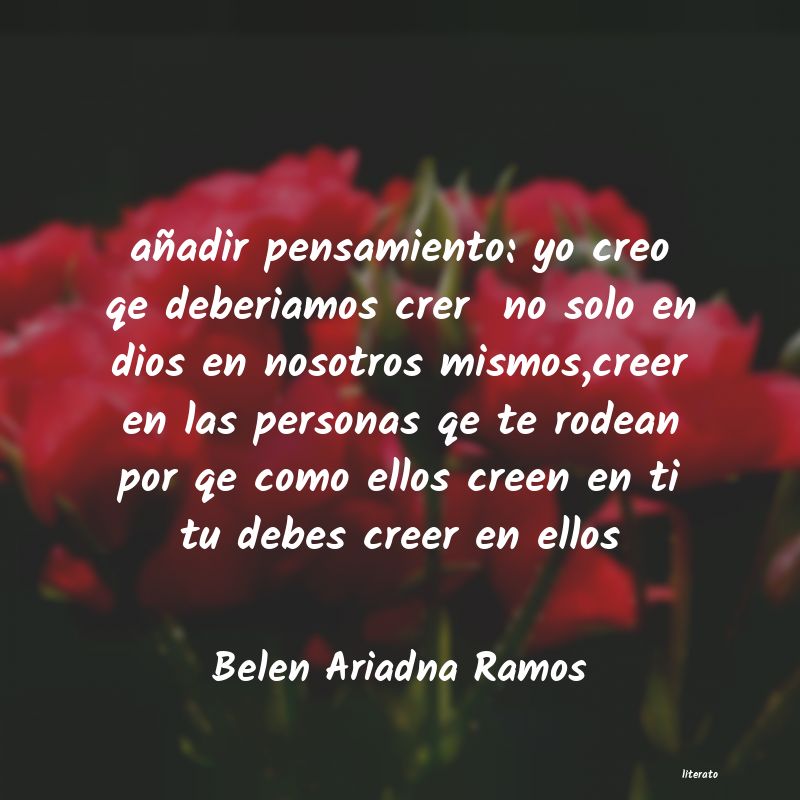 frases de Belen Ariadna Ramos