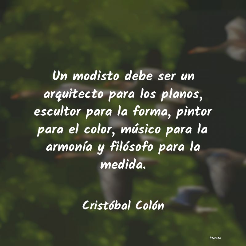 frases de Cristóbal Colón
