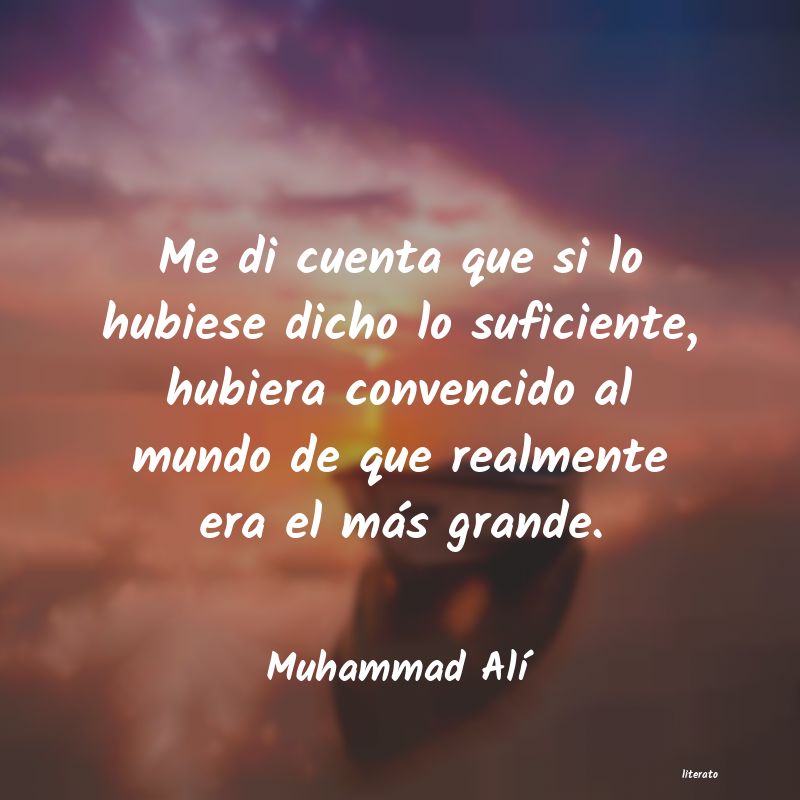 Frases de Muhammad Alí