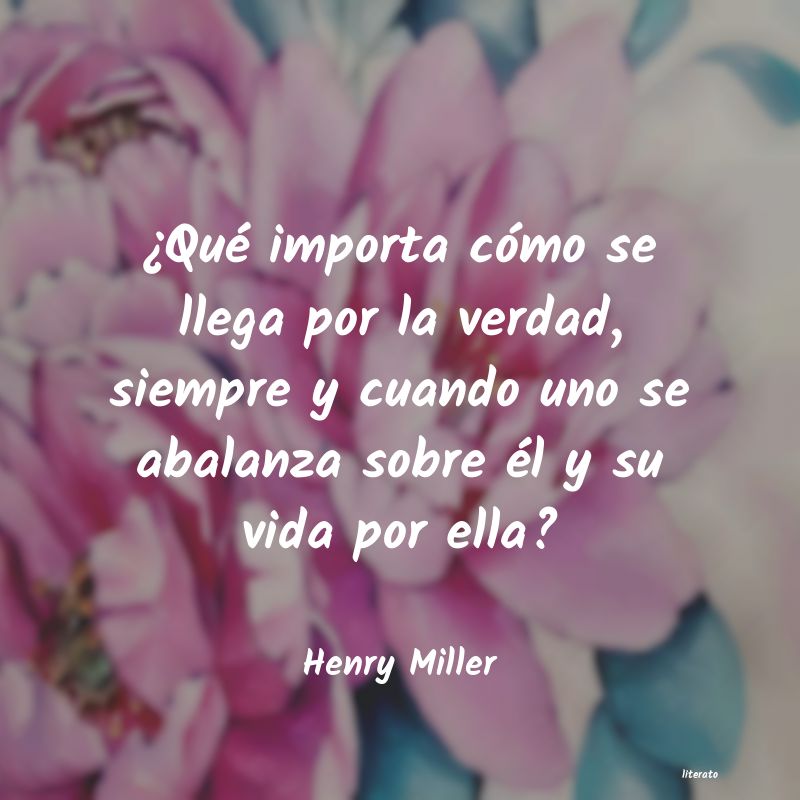 henry miller cuando los frenos