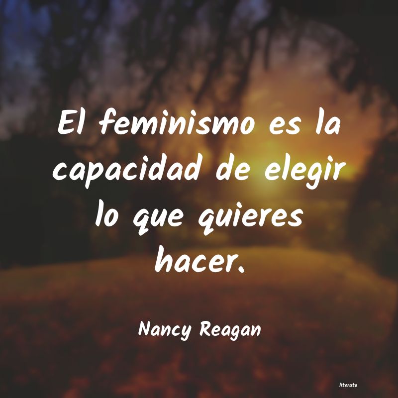 frases de Nancy Reagan