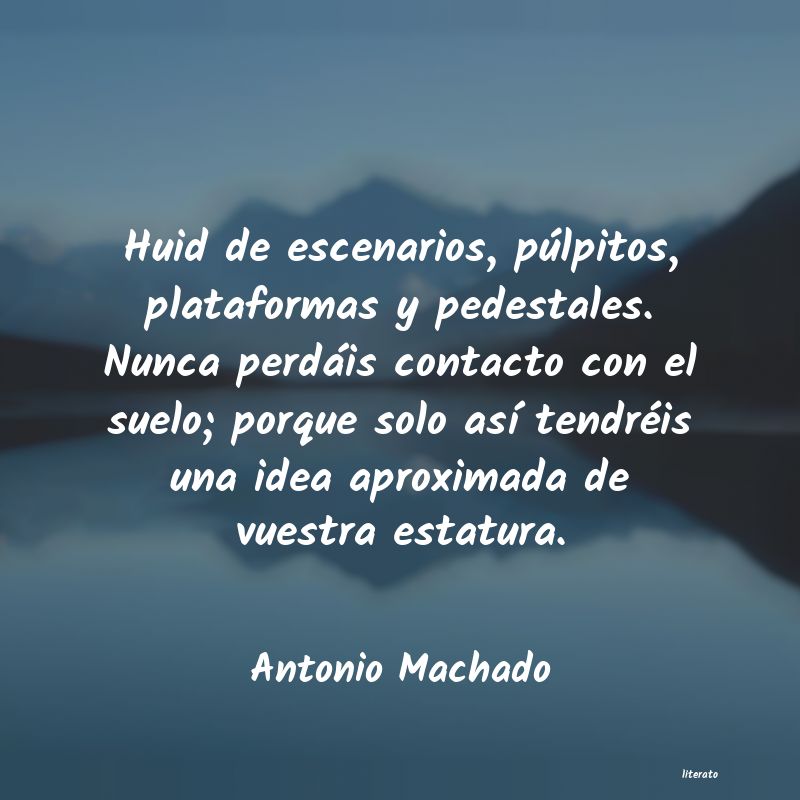 Frases de Antonio Machado