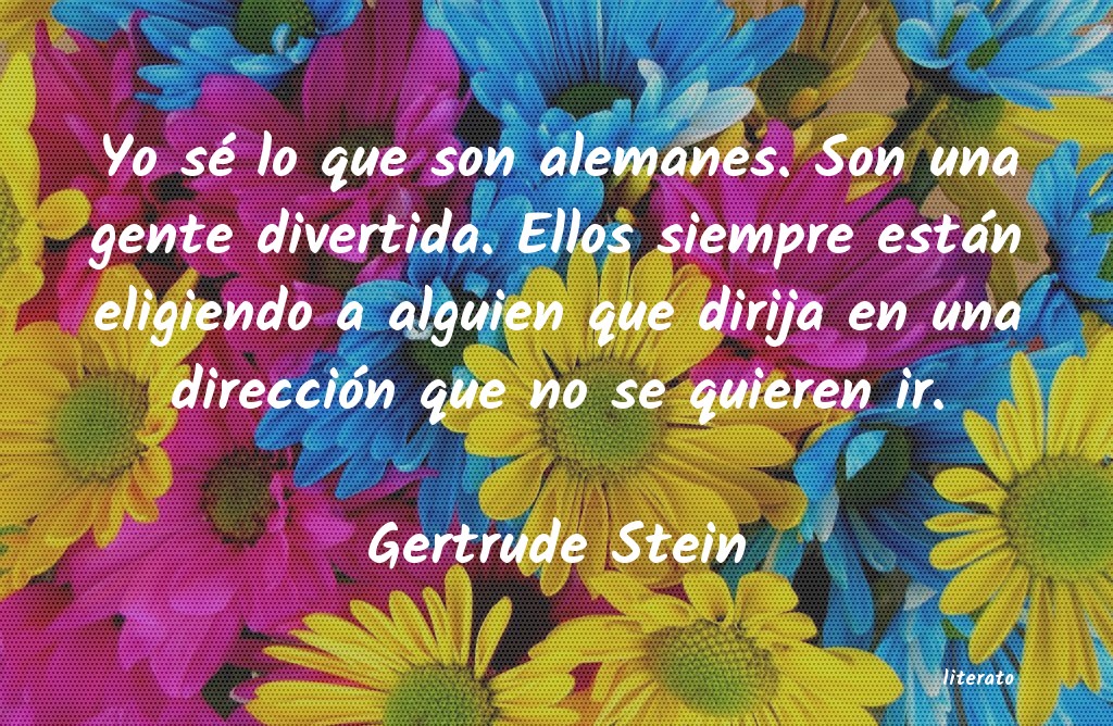 frases de Gertrude Stein