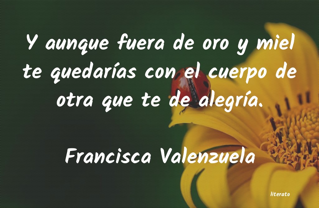 Frases de Francisca Valenzuela