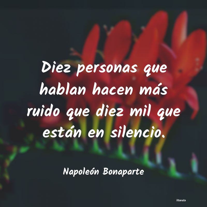 frases de Napoleón Bonaparte