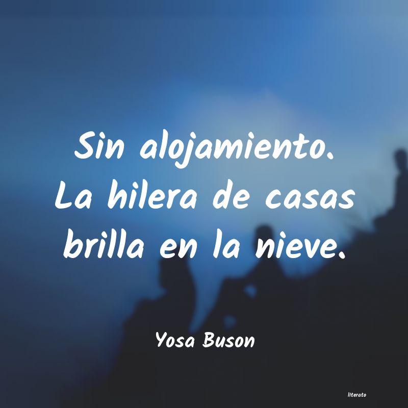 Frases de Yosa Buson